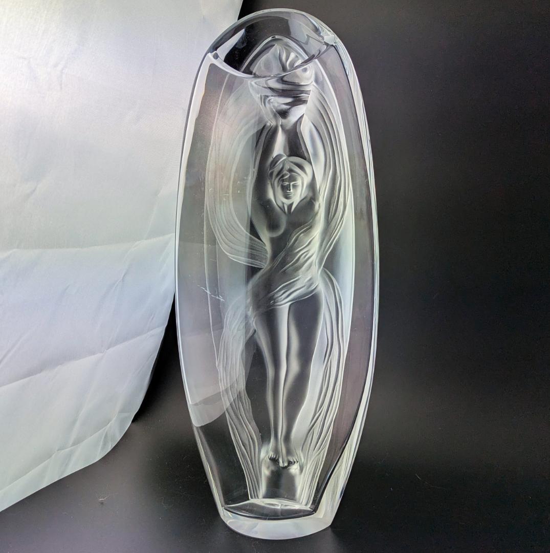 konomiさん専用　静謐の大型花瓶★ラリック エロイカ EROICA 34㎝