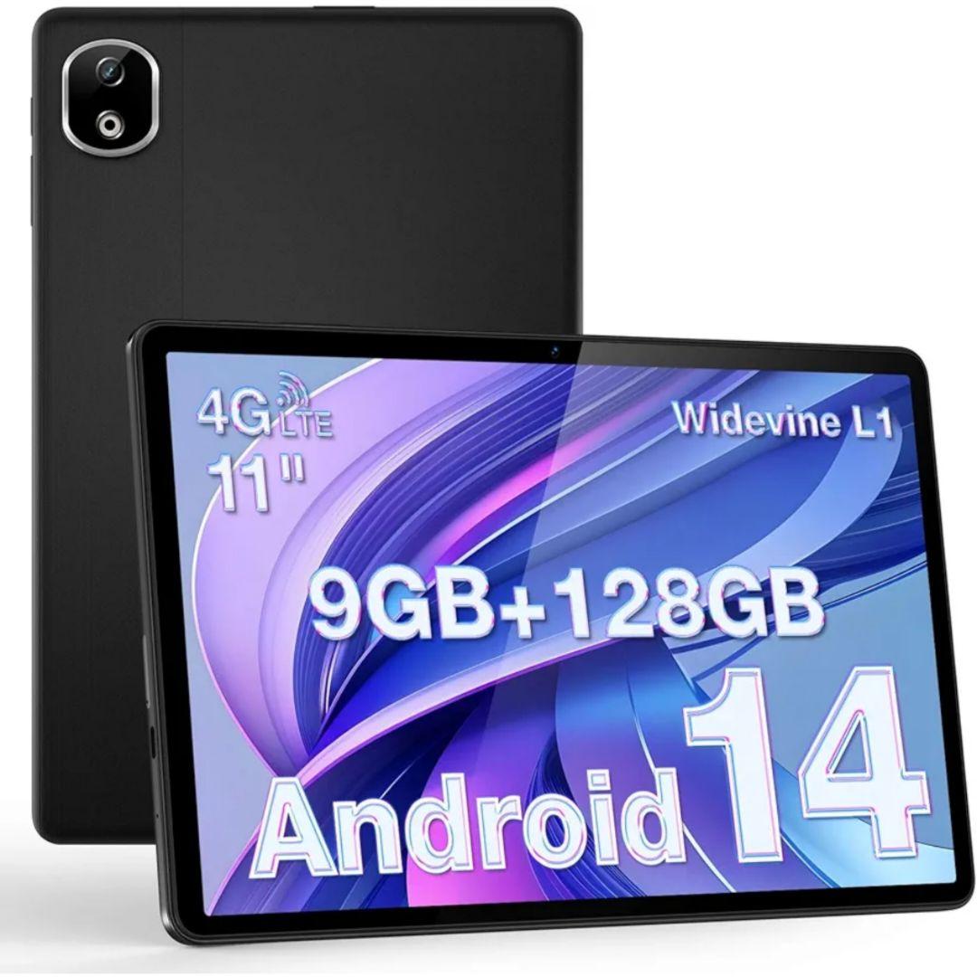 タブレット 11インチ Android14 9GB+128GB+1TB 顔認識