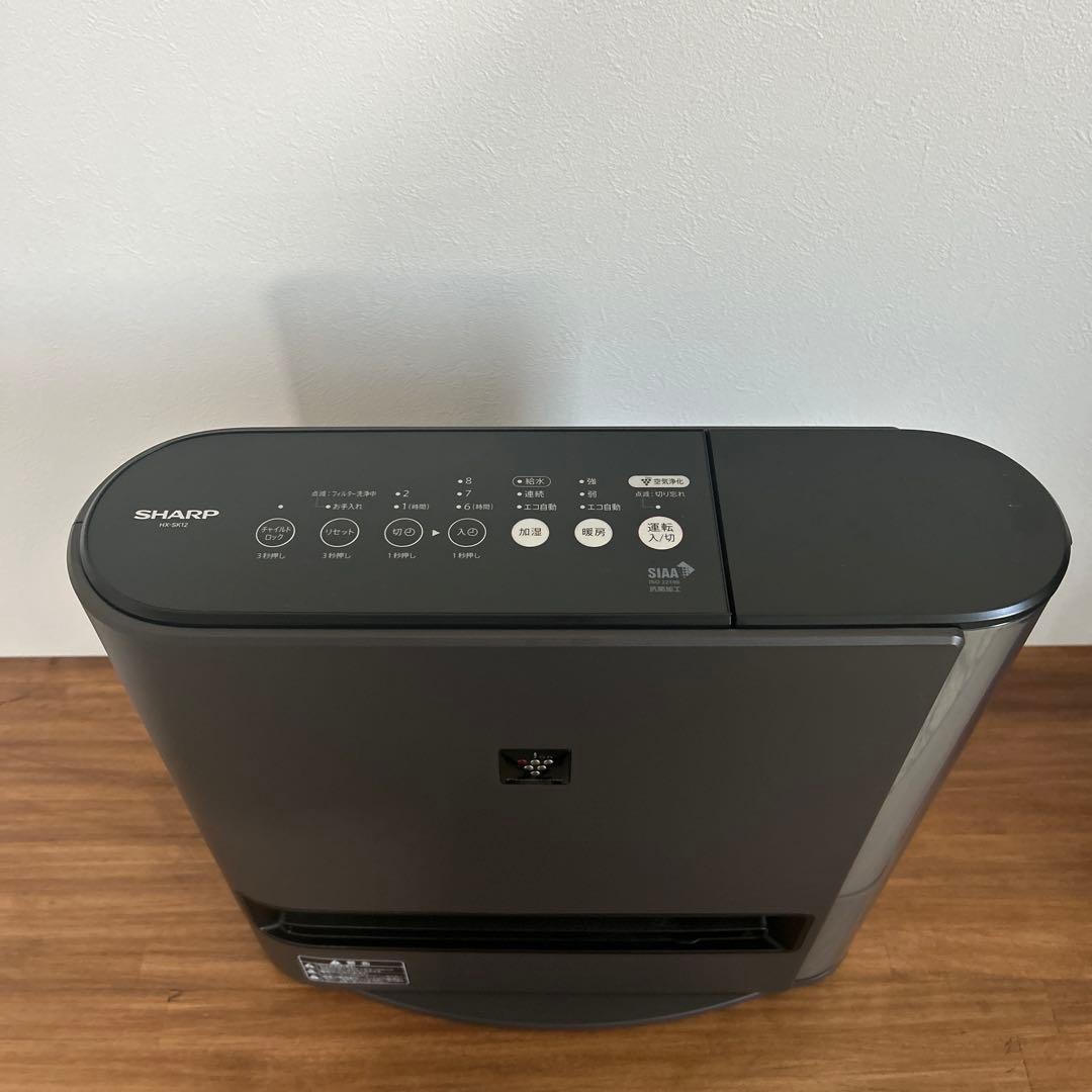 SHARPプラズマクラスター加湿セラミックファンヒーターHX-SK12