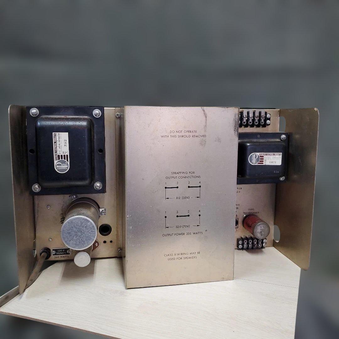 アルテック業務用モノラルパワーアンプ ヴィンテージ