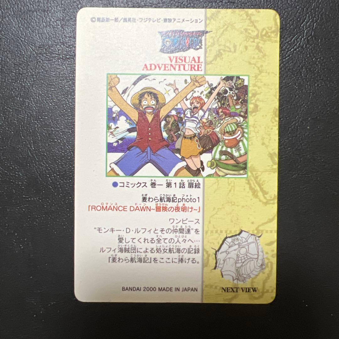 初期　ワンピース　visual adventure 1 麦わら航海記