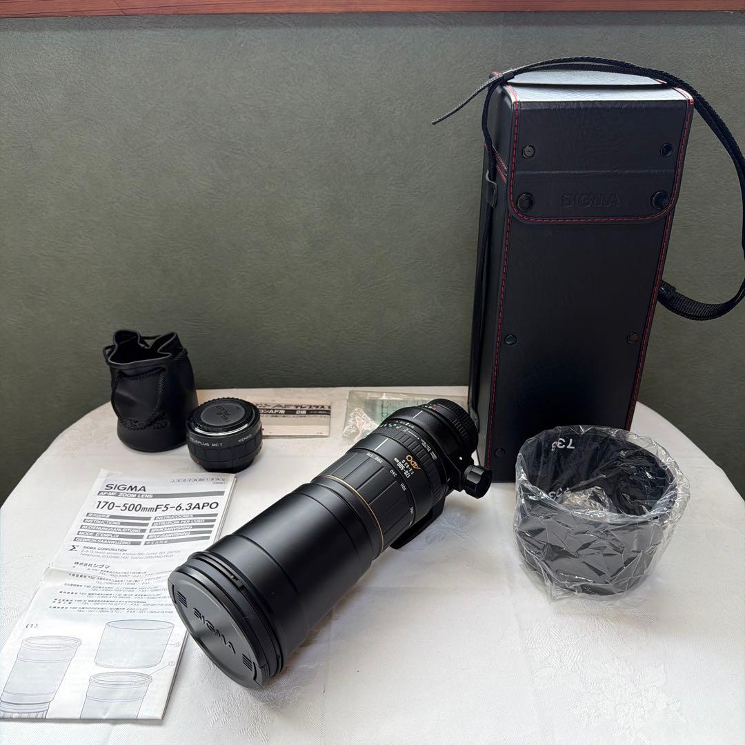 SIGMA 170-500mm F5-6.3 APO ズームレンズ　ニコン用