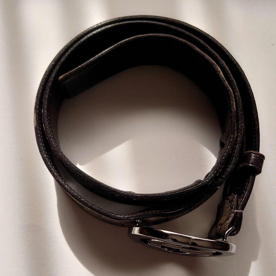 GUCCI メンズベルト GGスプリームインターロッキング 90・36