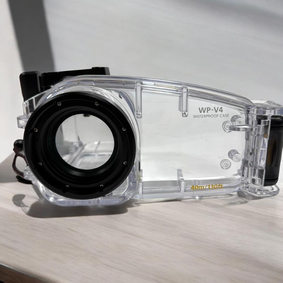 ☆美品 希少 廃盤品 Canon キヤノン WP-V4 ウォータープルーフケース