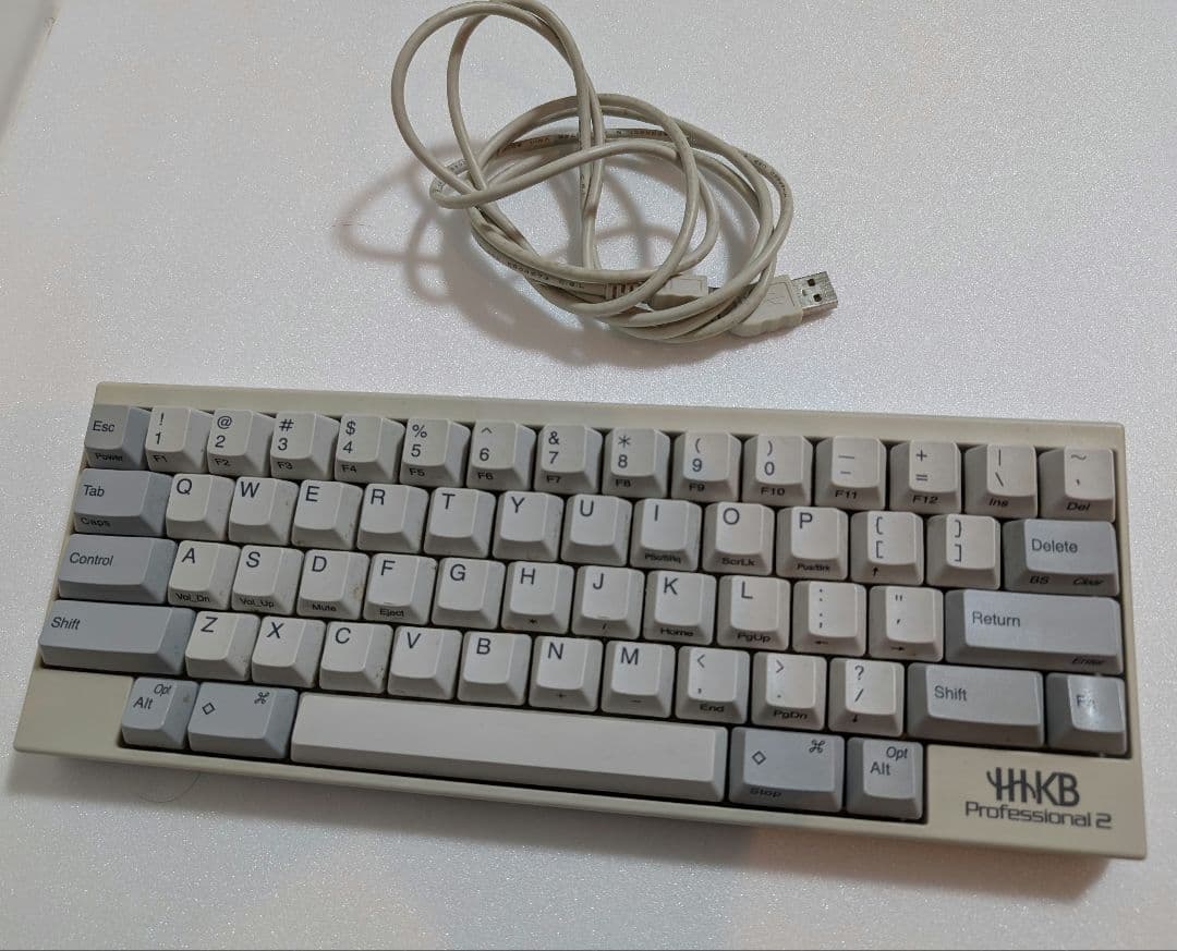 HHKB Professional2 白 英語配列 PD-KB400W 静電容量