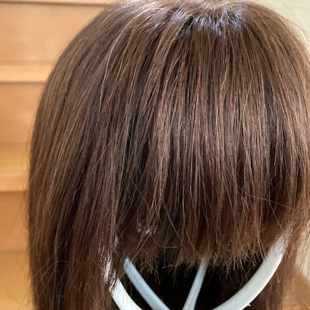 オカン50 週末お値下げ❣️人毛フルウィッグ