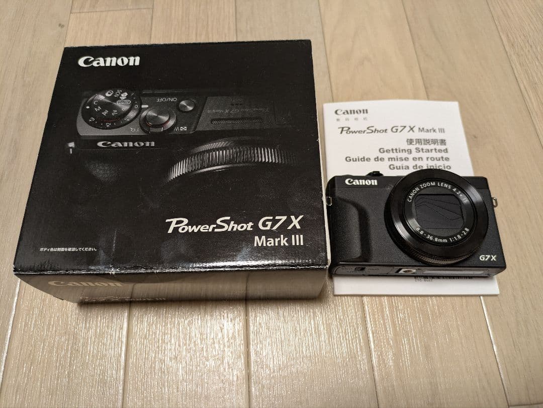 【部品取り】【研究用】Canon PowerShot G7 X Mark III