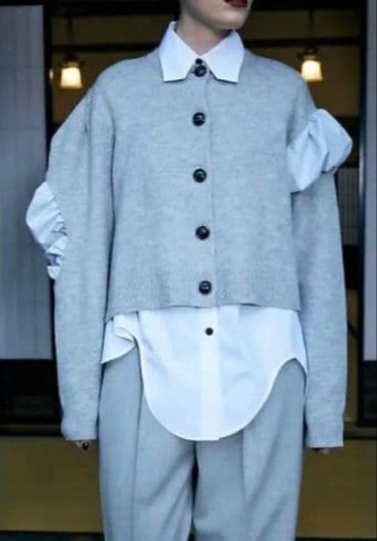 ENFOLD LAYERED CARDIGAN レイヤード カーディガン 38