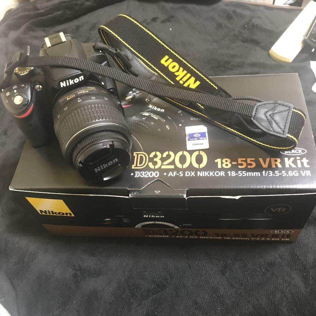 一眼レフ Nikon D3200 FlashAir SDカード付き