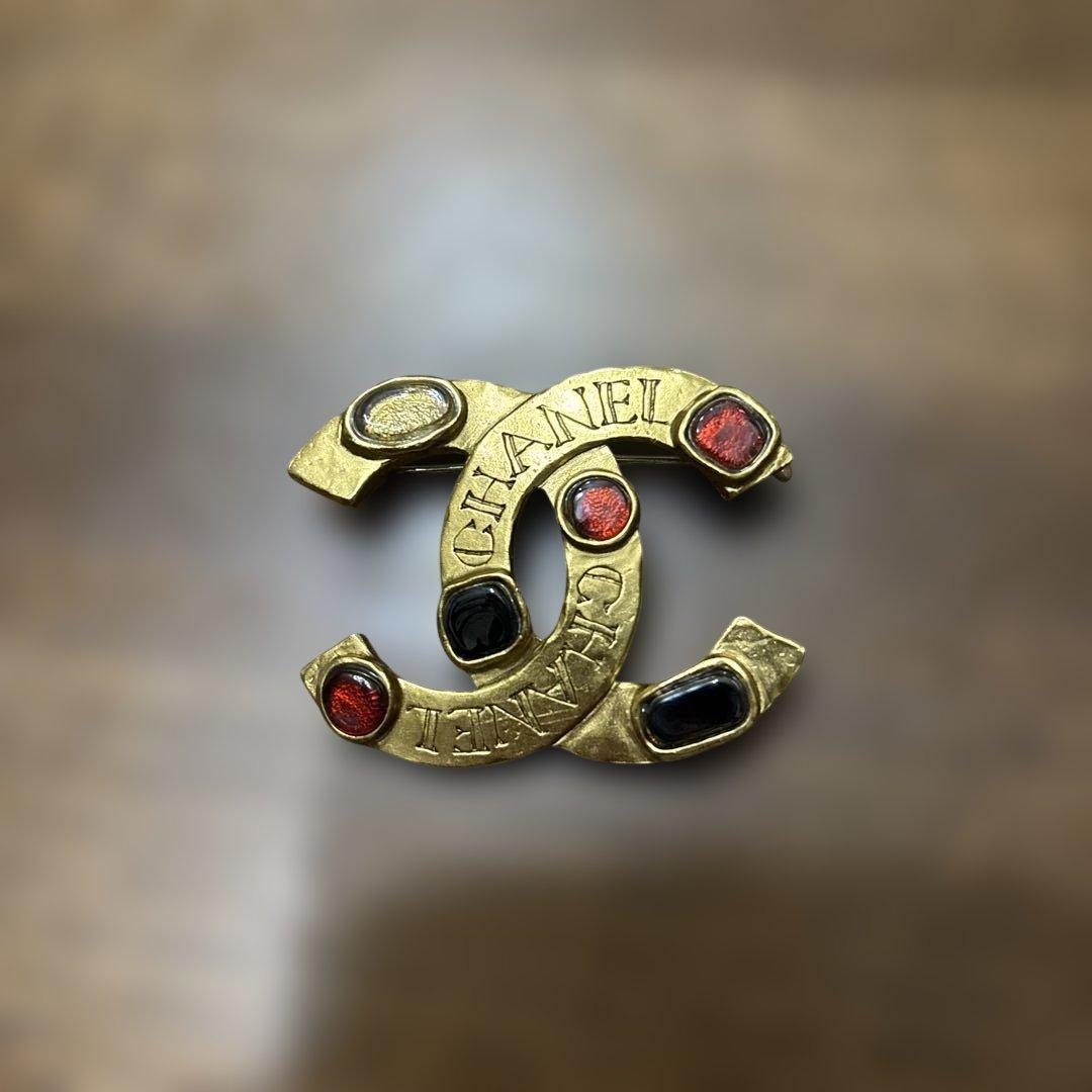 シャネル ヴィンテージ ブローチ(石付) アクセサリー レディース 99A
