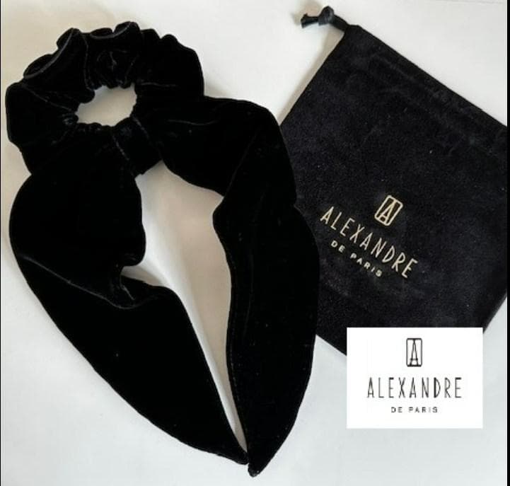 アレクサンドル ドゥ パリ タキマキ シュシュ ブラック フランス製