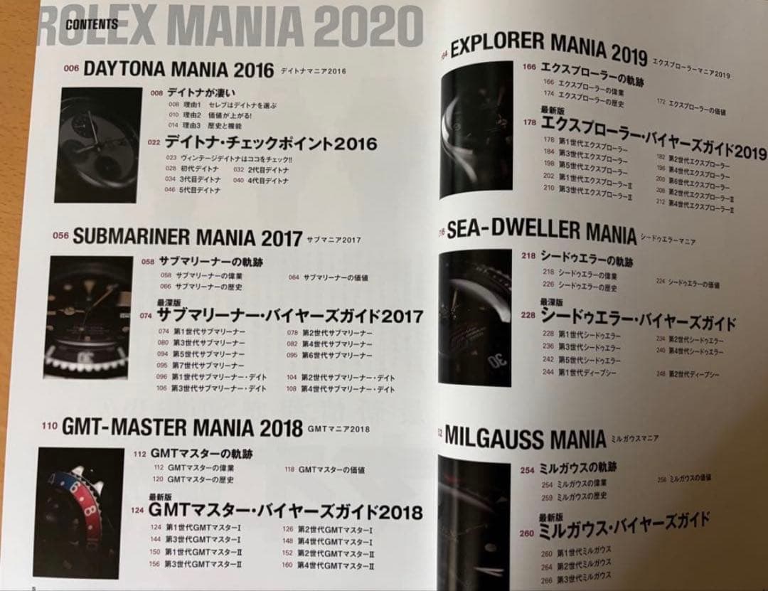 ロレックス マニア ROLEX MANIA2020 【永久保存版 】