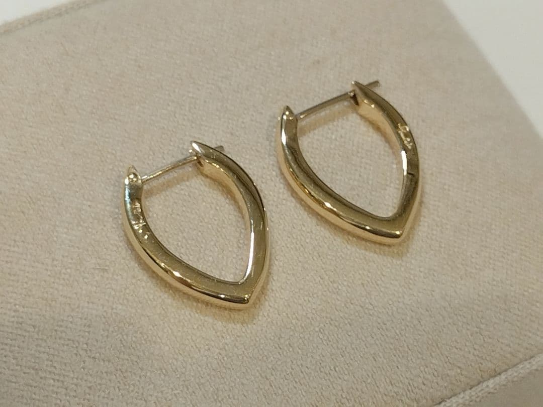 ポメラート　k18YG フープピアス pomellato