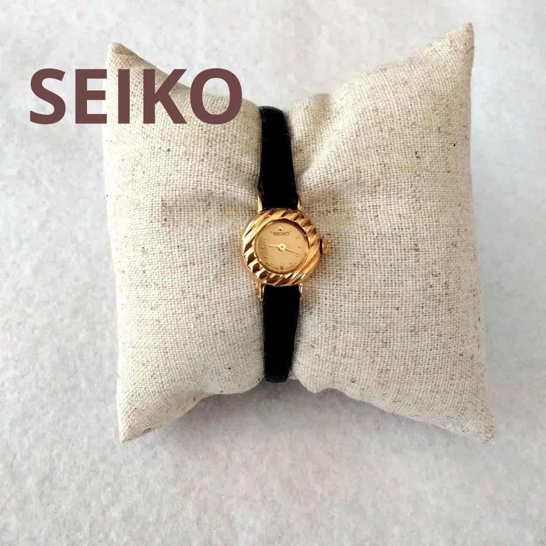 【SEIKO▪希少▪レア】レディース 腕時計 クォーツ ゴールドダイヤル
