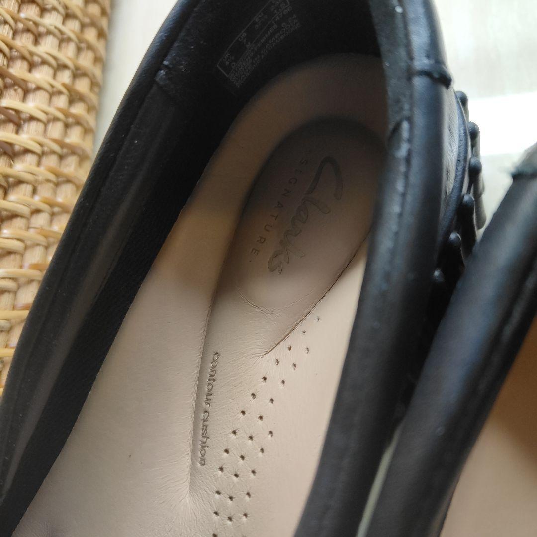 Clarks ブラック ローファー　トーヒルペニー　UK4.5