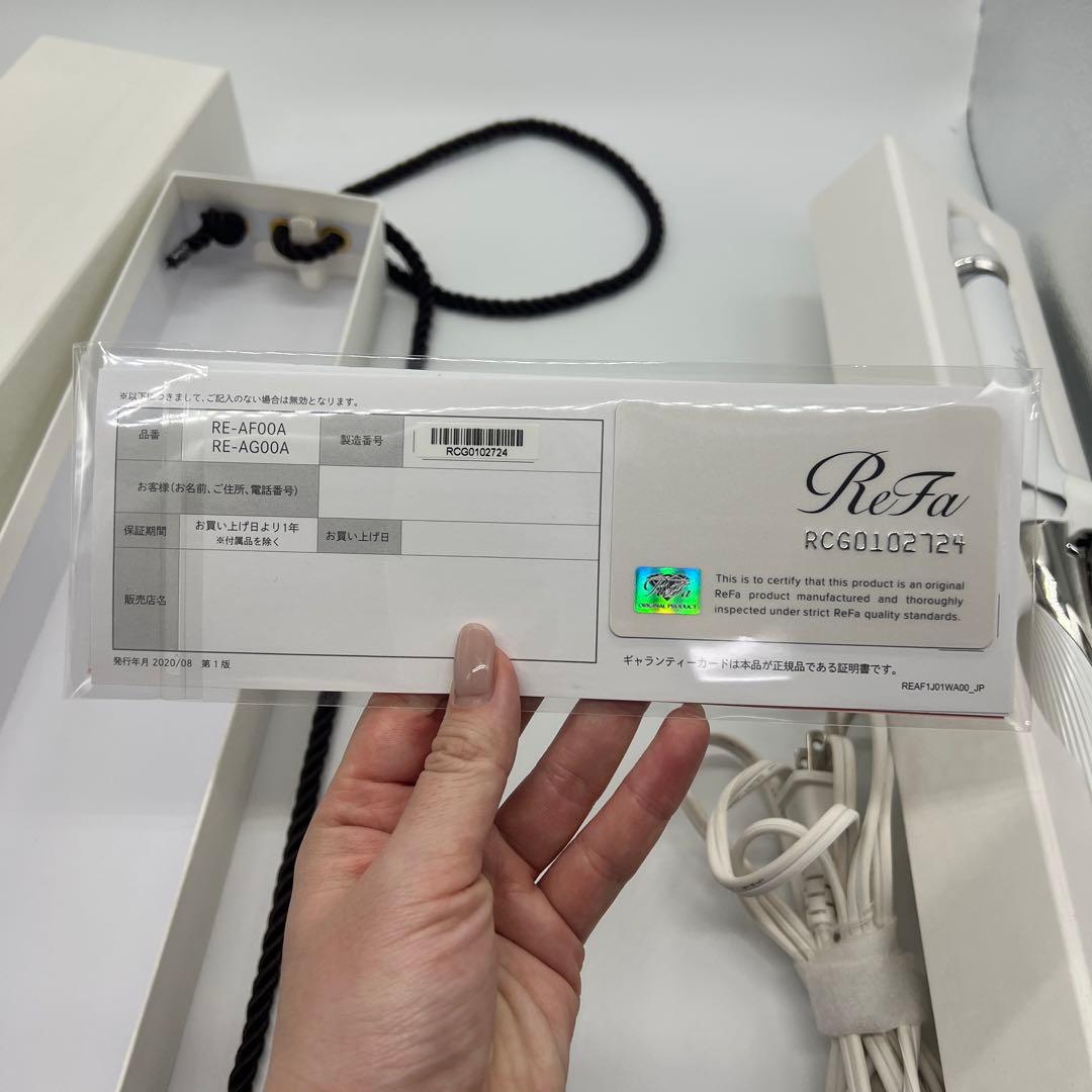 ヘアアイロン ReFa RE-AG00A WHITE 26mm
