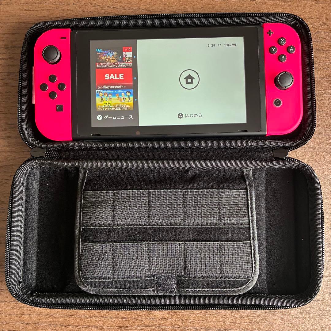 【 Nintendo Switch 】 バッテリー強化版 ケース付き