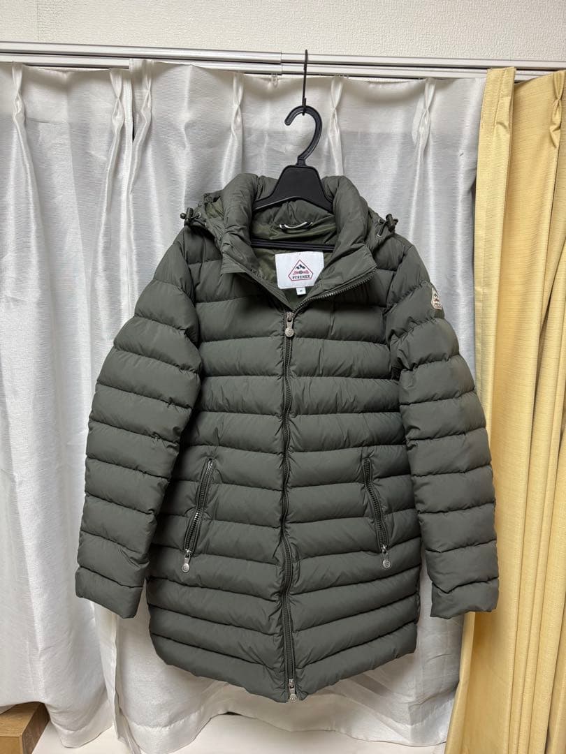 美品PYRENEX フード付きダウンジャケット 40 スプートニック