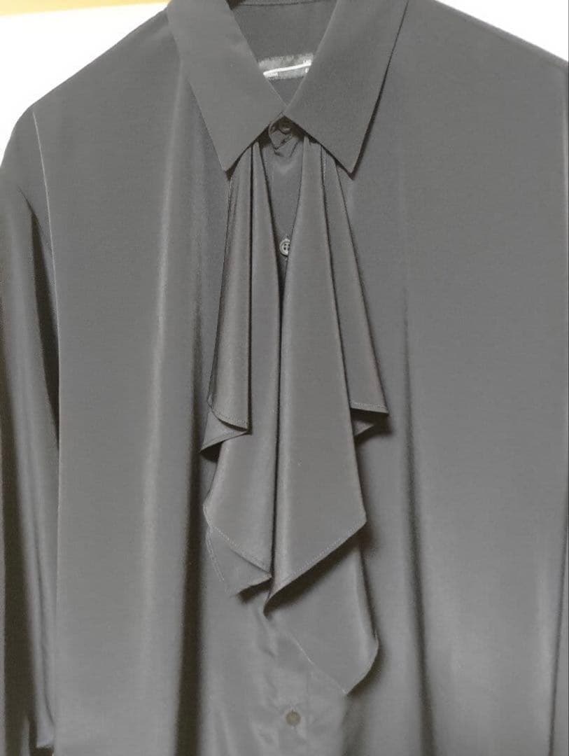 【BIG SALE】LAD MUSICAN フリル シャツ 黒