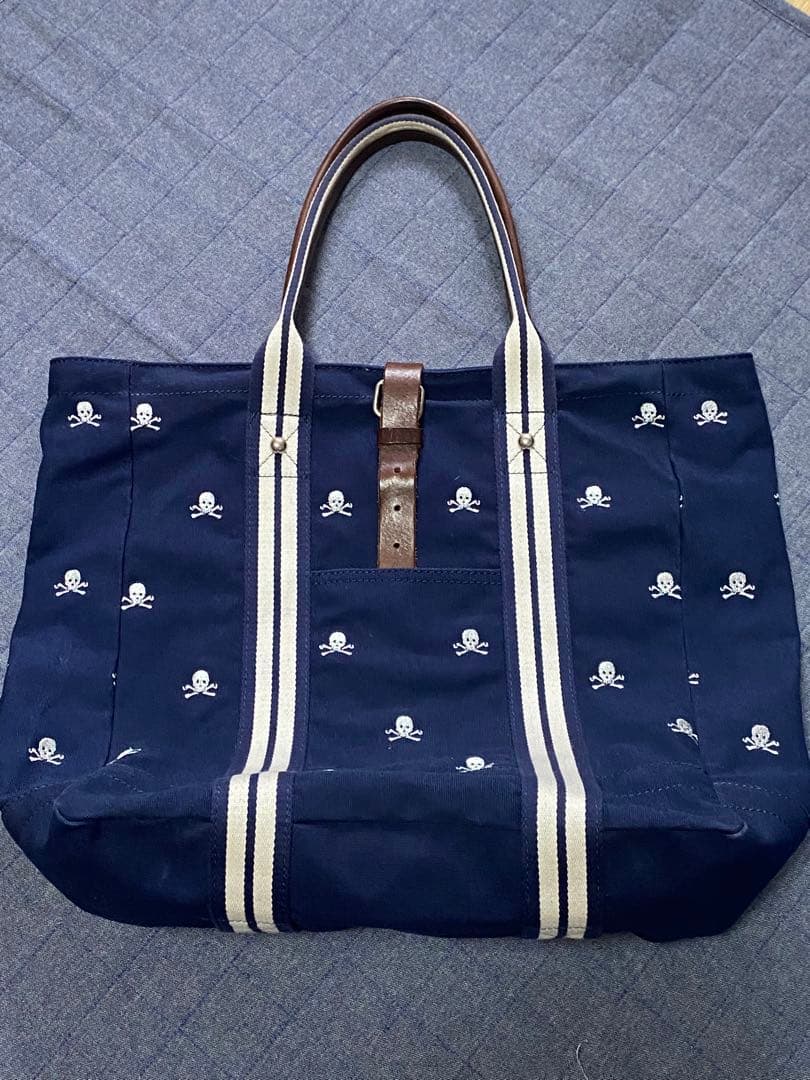 ラルフローレンラグビー トートバッグ　ネイビー