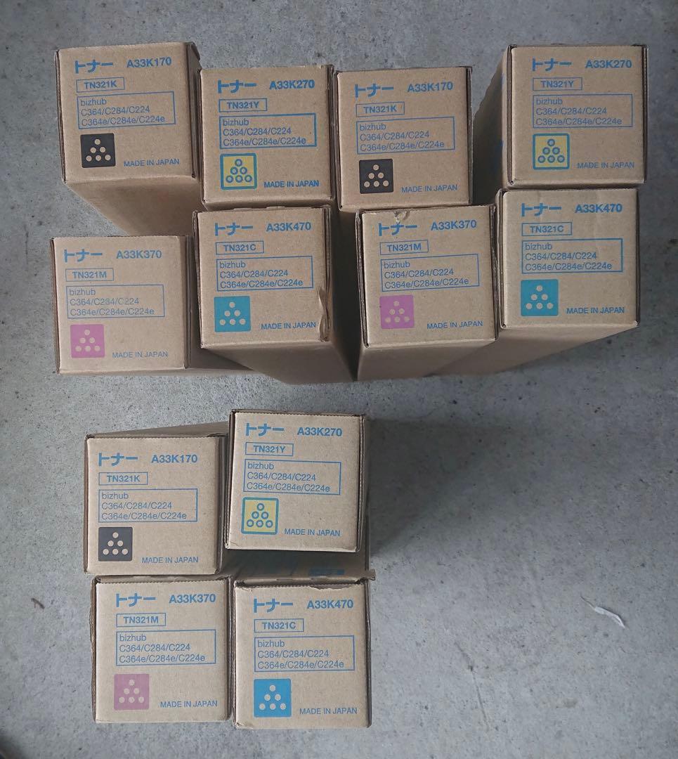 コニカミノルタ 純正トナー TN321 12本セット