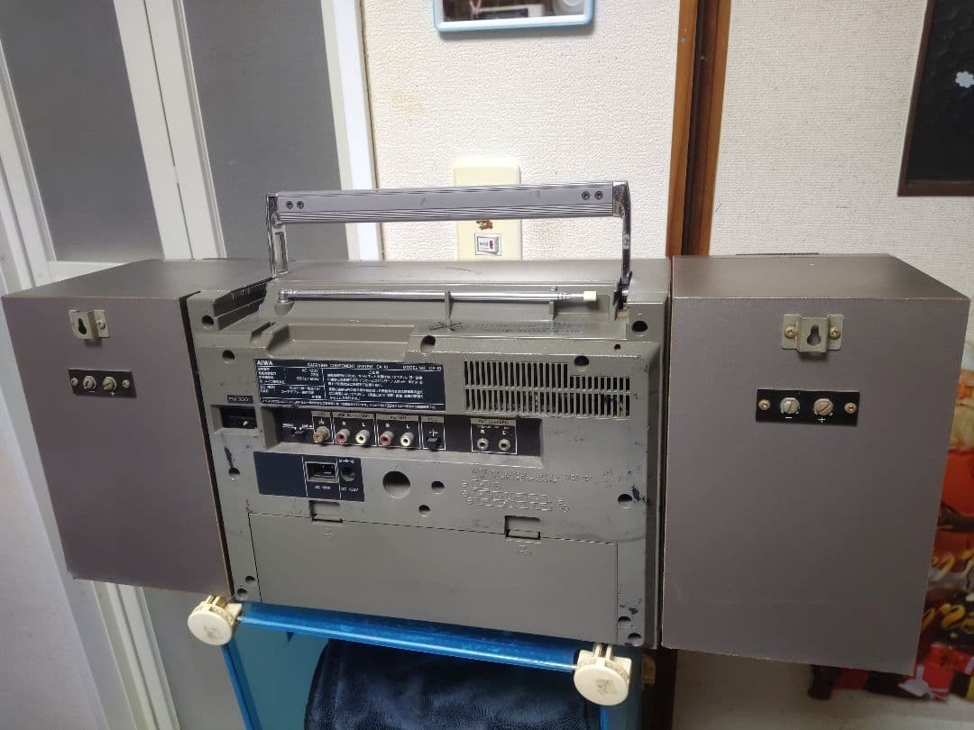 希少！バブルスピーカーセパレート型ラジカセ　メタル対応　アイワCA-10　現状品