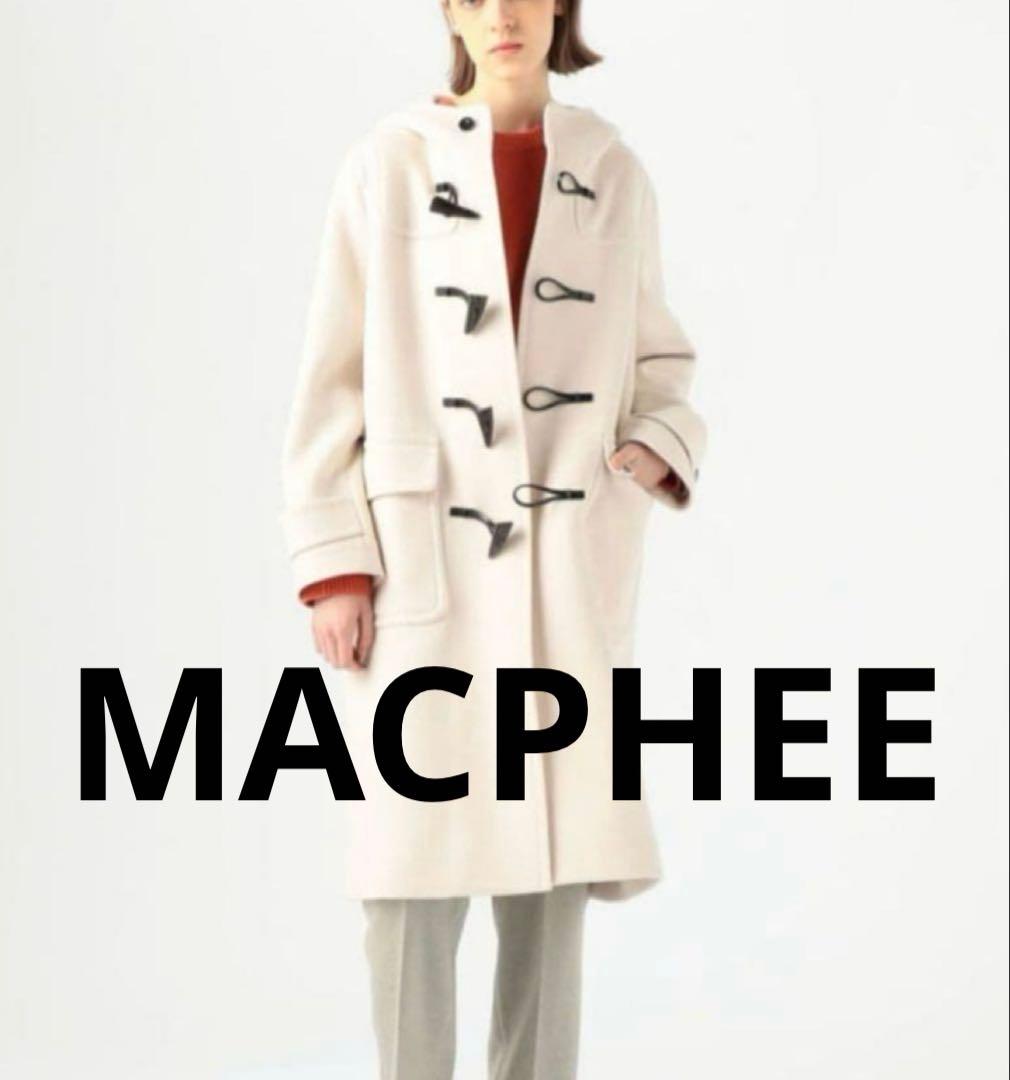 美品✨MCAFEE ウールメルトン　ロングダッフルコート　オフホワイト