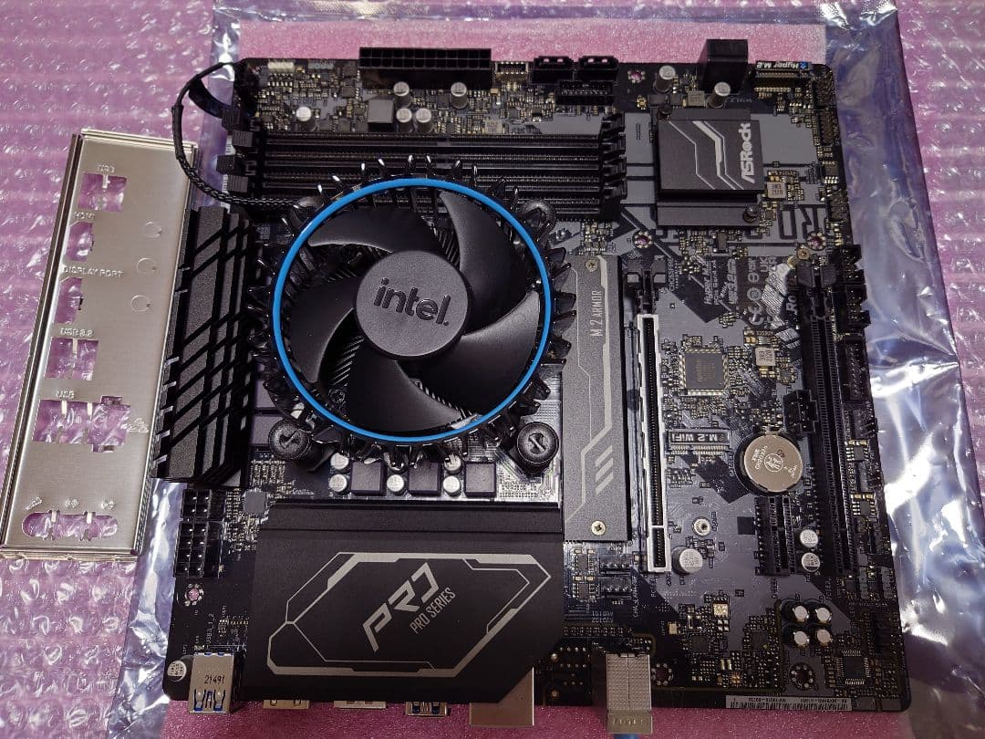 ASRock H670M Pro RS + Core i3 12100Fセット