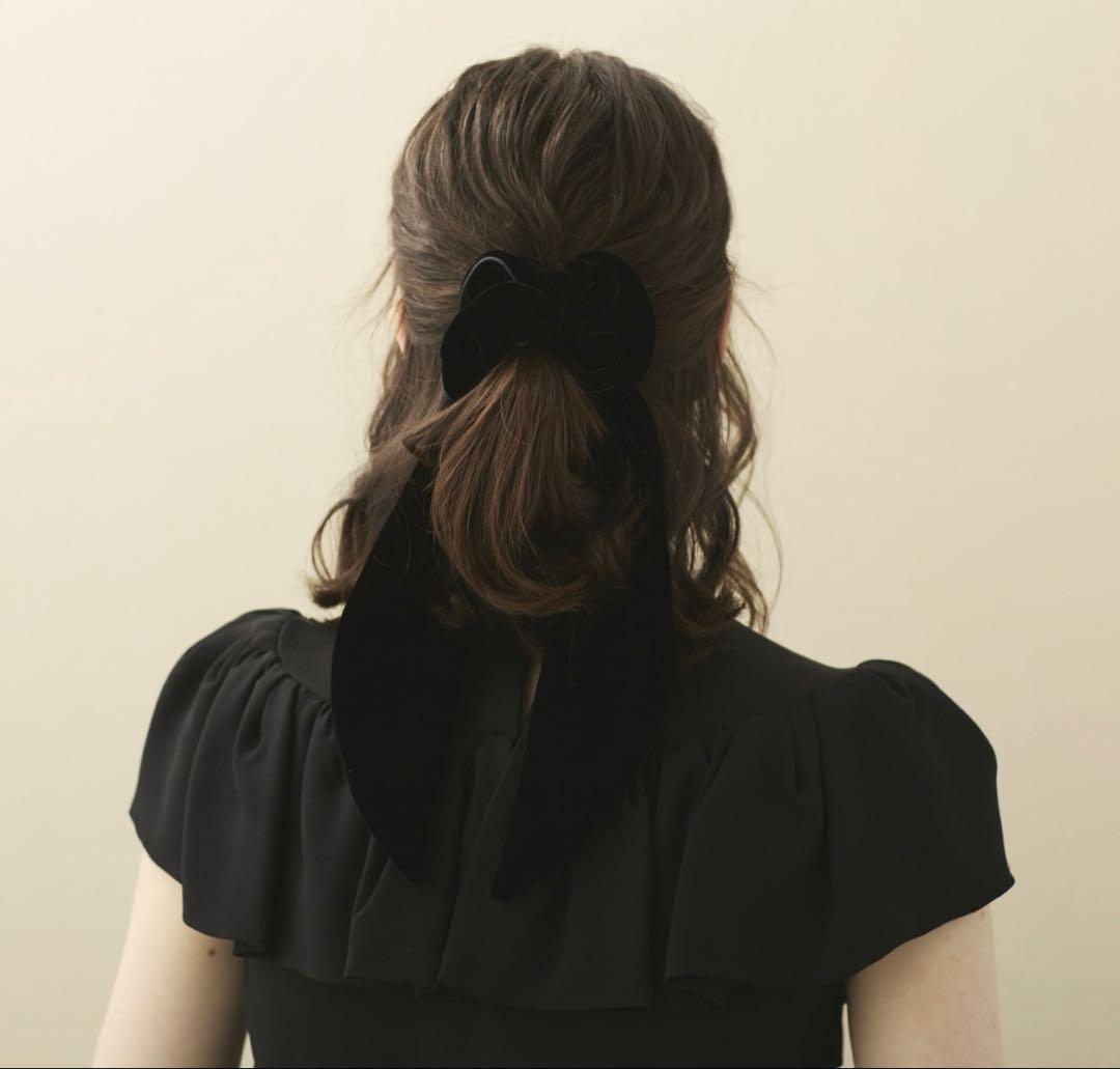 アレクサンドルドゥパリ ベロアシュシュ タキマキ着用