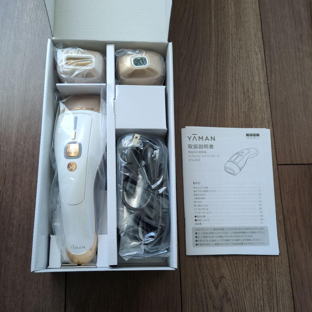 【匿名配送】YA-MAN【新品未使用】脱毛器 STA-208T ホワイトゴールド