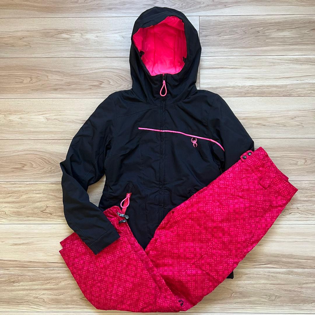 SPYDER スパイダー　スキーウェア　レディース　セットアップ　上下　ピンク