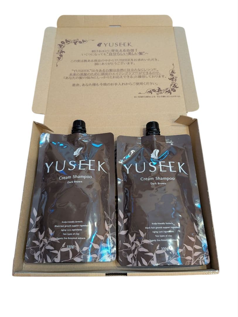 Ｒ*様 ユーシーククリームシャンプー　ダークブラウン2個セット【新品未使用】