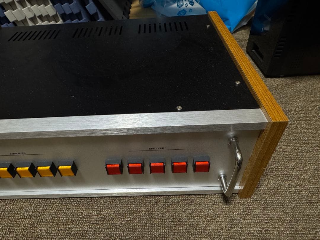 自作　スピーカー　アンプ　セレクター