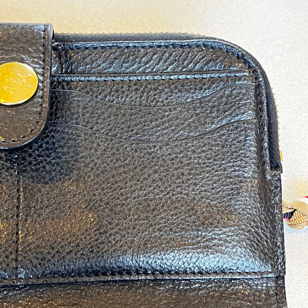 美品 IL BISONTE イルビゾンテ 長財布 ブラック