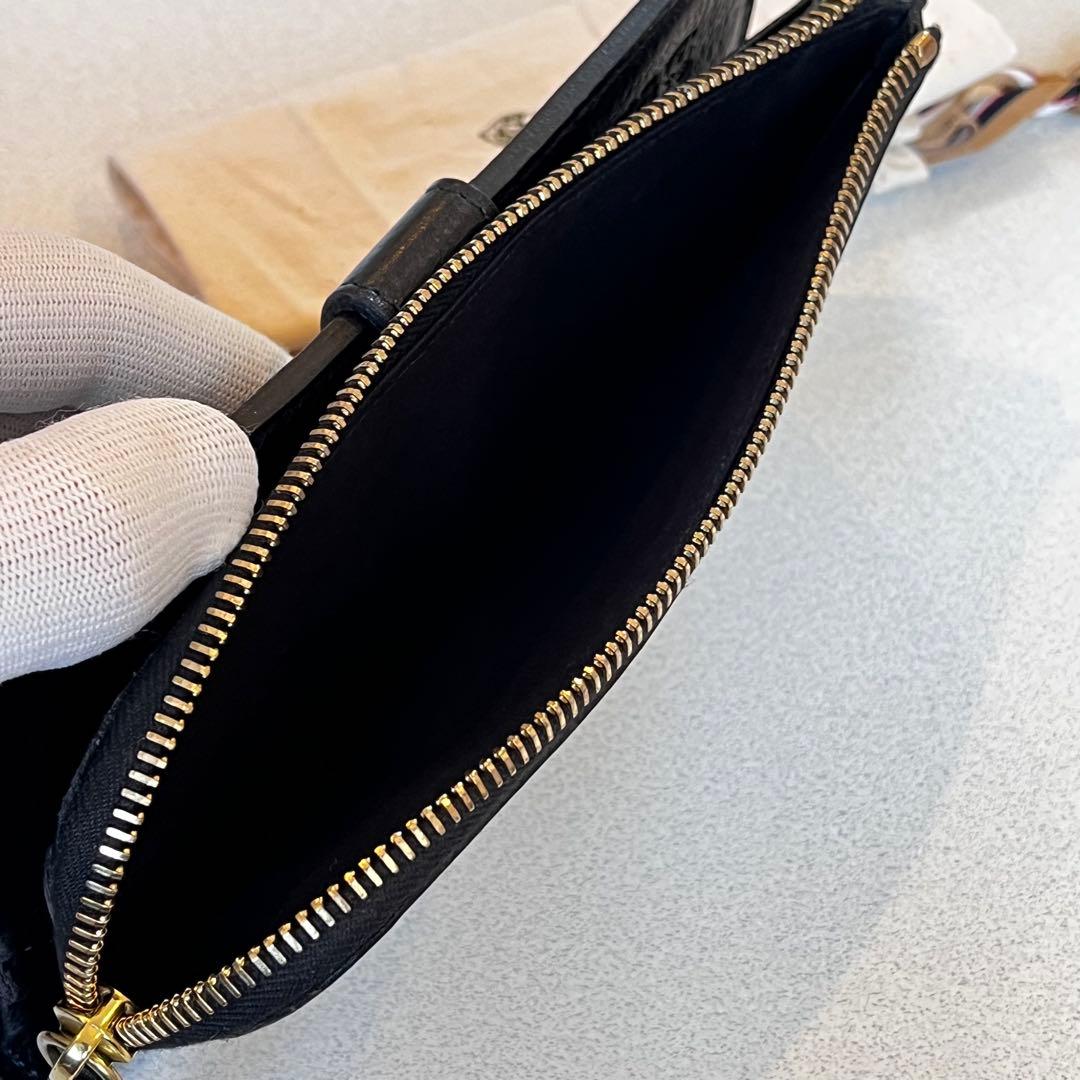 美品 IL BISONTE イルビゾンテ 長財布 ブラック