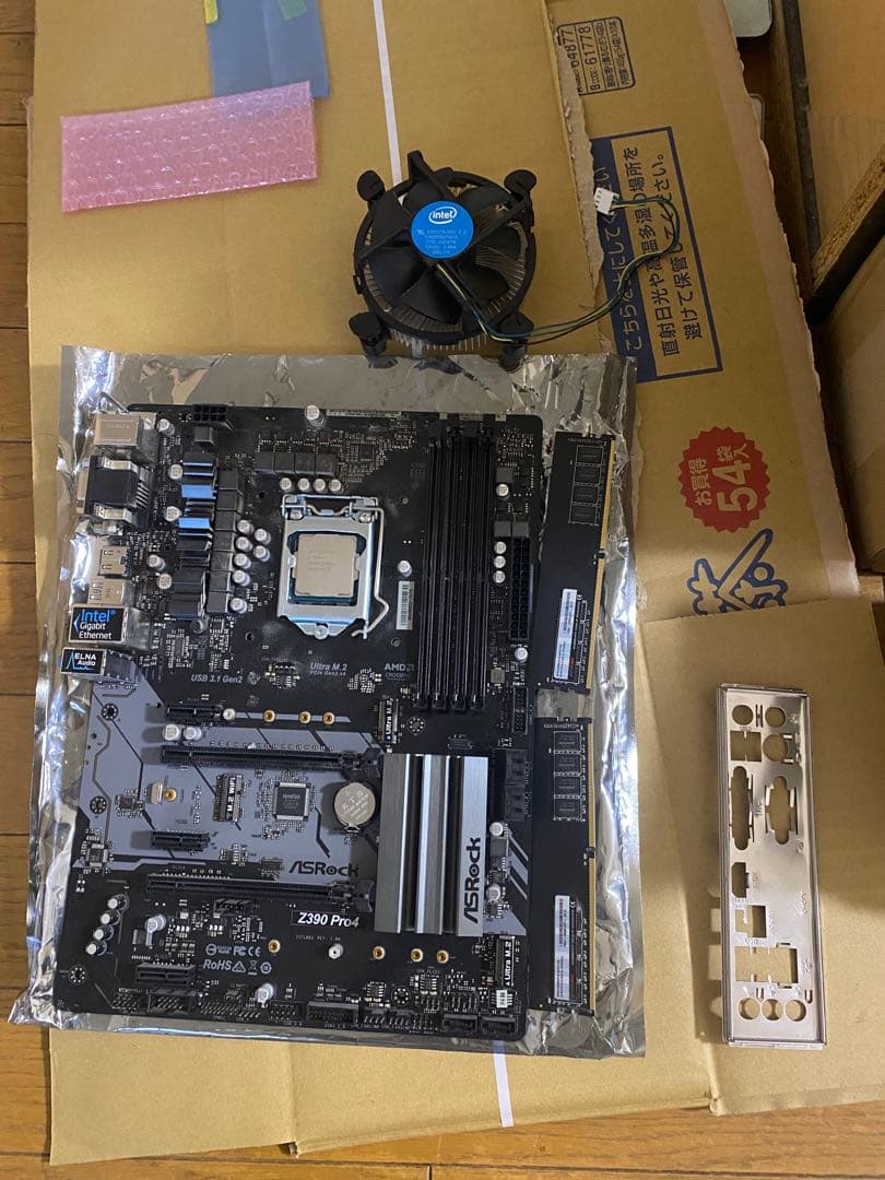 i7 8700,Z390 Pro4,CPUクーラー,メモリ8GB×2 セット