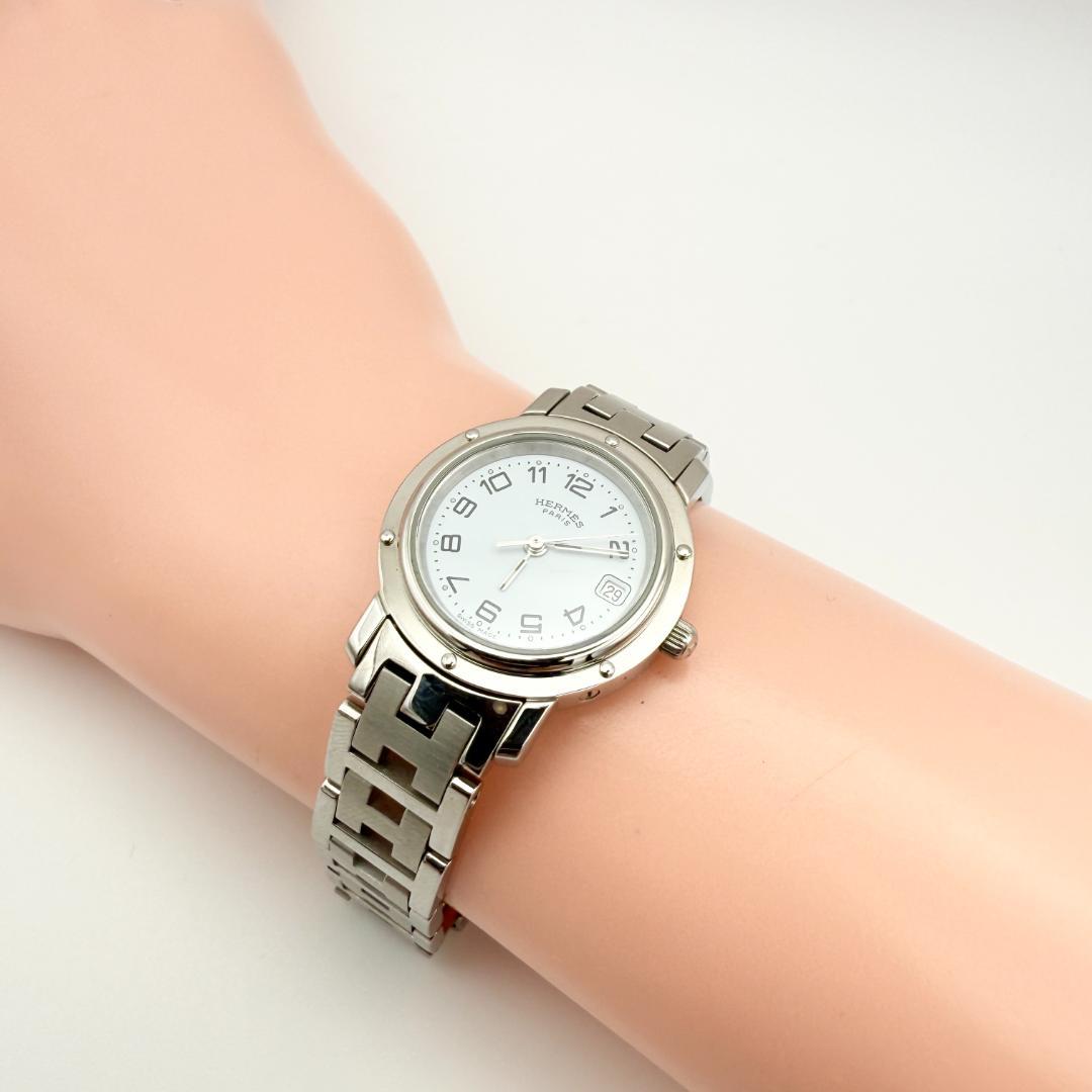 993☆超美品☆ HERMES エルメス CL4.210 白 保証書