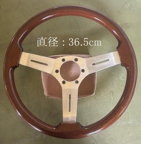 【再値下げ】NARDI ウッドステアリング 直径36.5cm