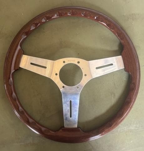 【再値下げ】NARDI ウッドステアリング 直径36.5cm