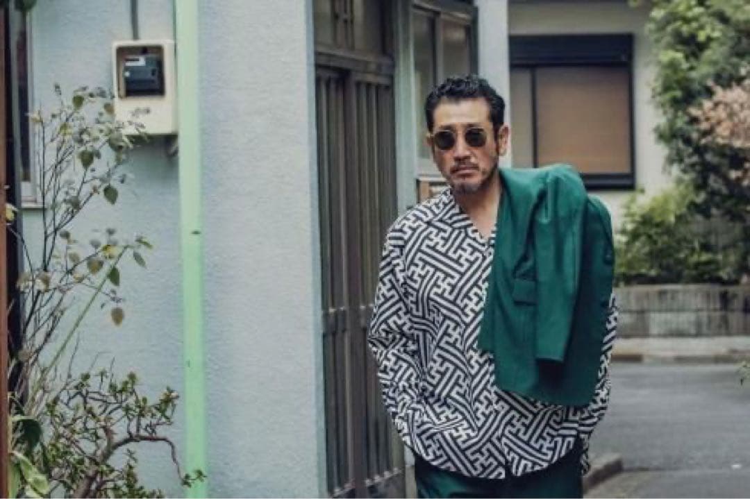 WAX 卍 open shirts 長袖 L