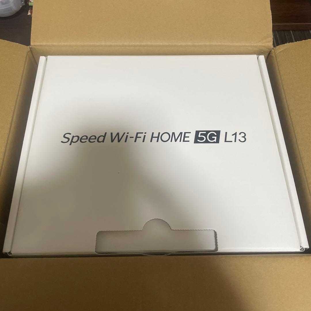 【新品未開封】Speed Wi-Fi  5G L13 ホワイト