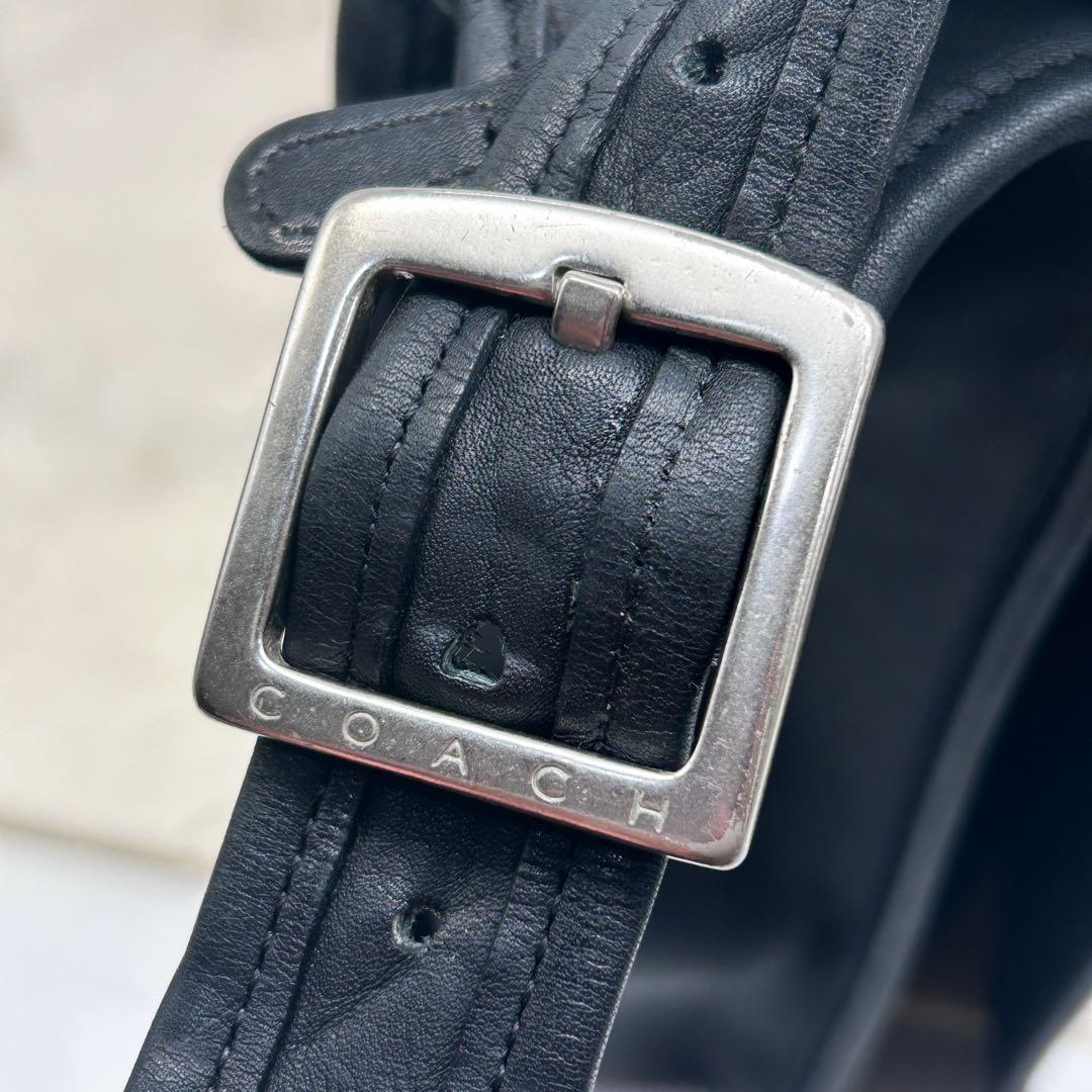 美品✨COACH 5206 ブリーフケース 本革 オールレザー ブラック 黒