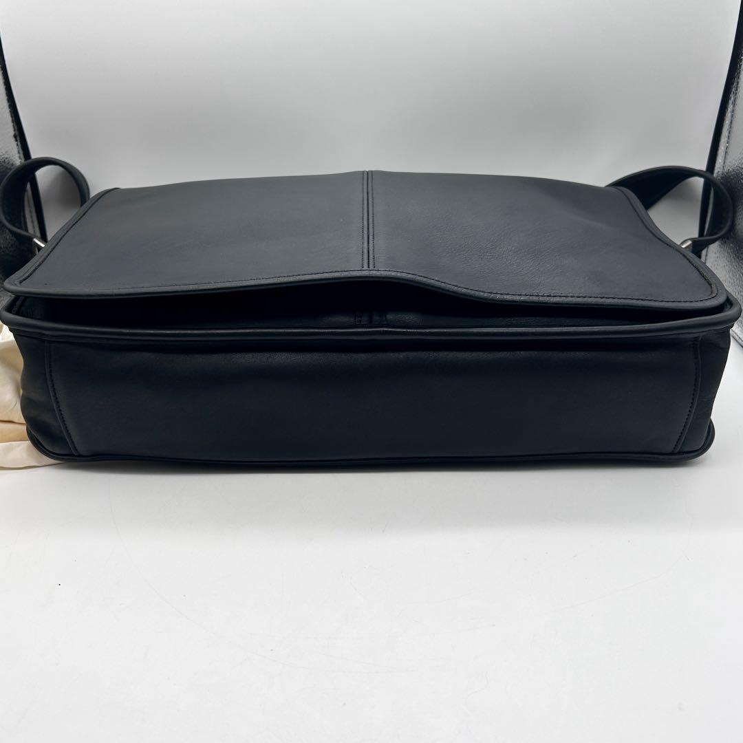 美品✨COACH 5206 ブリーフケース 本革 オールレザー ブラック 黒