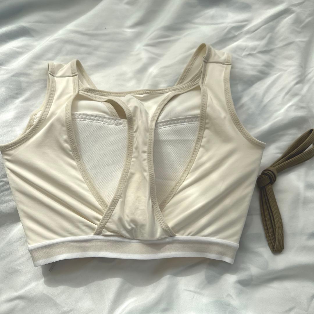 新品 N7 スポーツブラ かとうひなた ホワイト