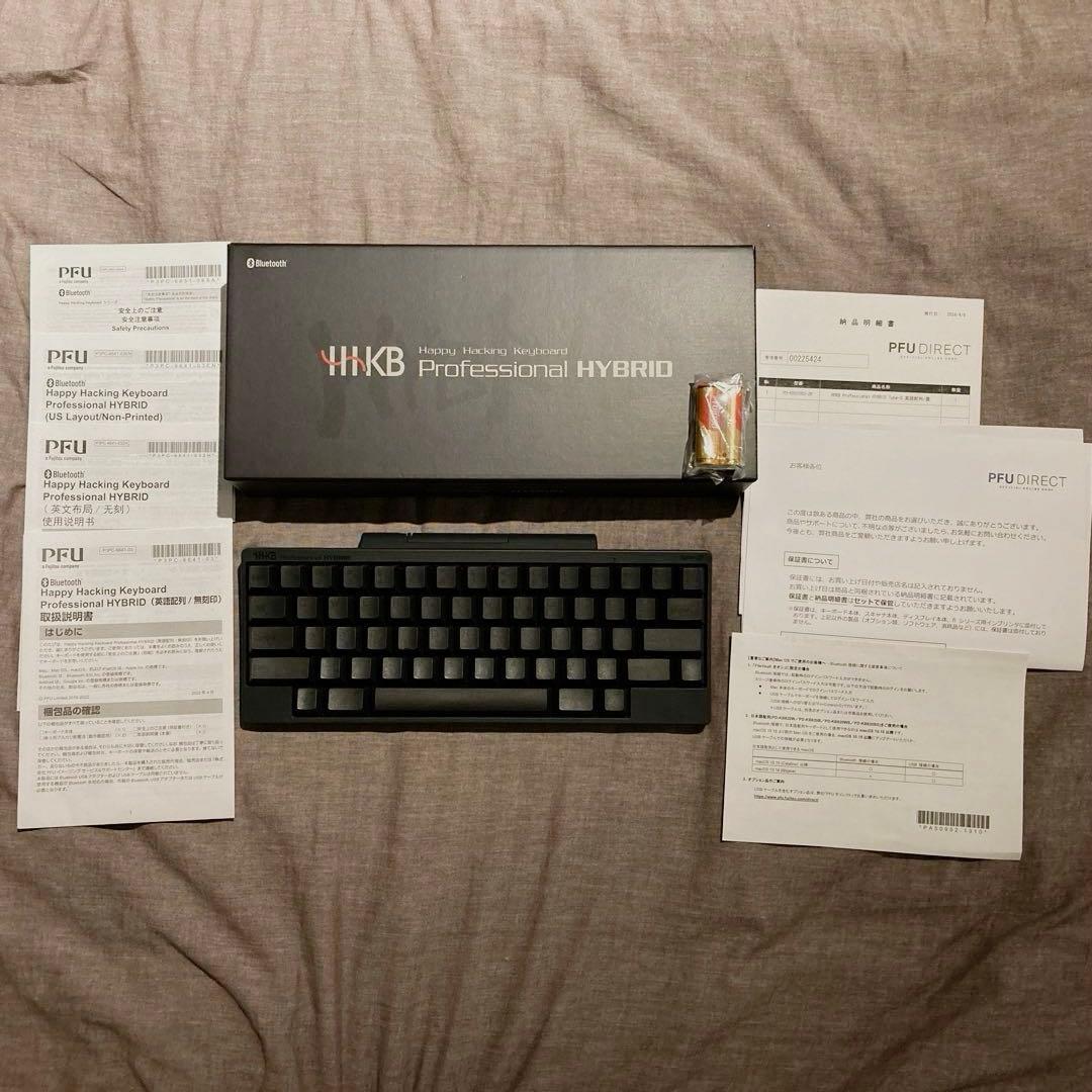 HHKB Professional HYBRID Type-S 英語配列／墨