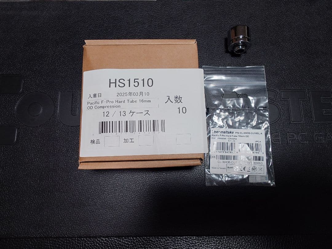 Pacific F-ProHardTube 16mmOD 10個新品