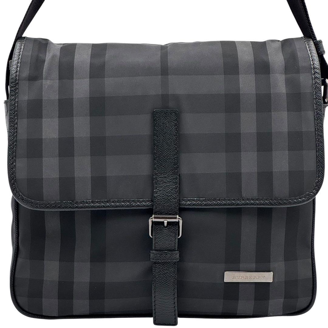 【美品】BURBERRY バーバリー　ショルダーバッグ　メッセンジャーバッグ