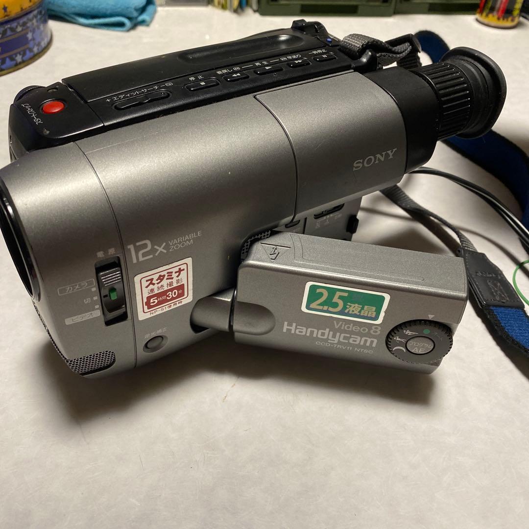 SONY Video8 ビデオカメラ　CCD-TRV11 ③