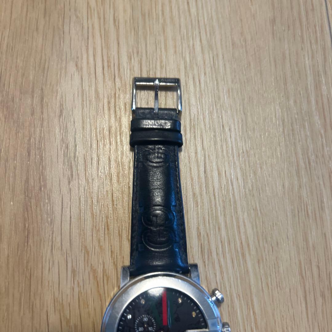 GUCCI 腕時計101M ダイヤモンド　クロノグラフ　クォーツ