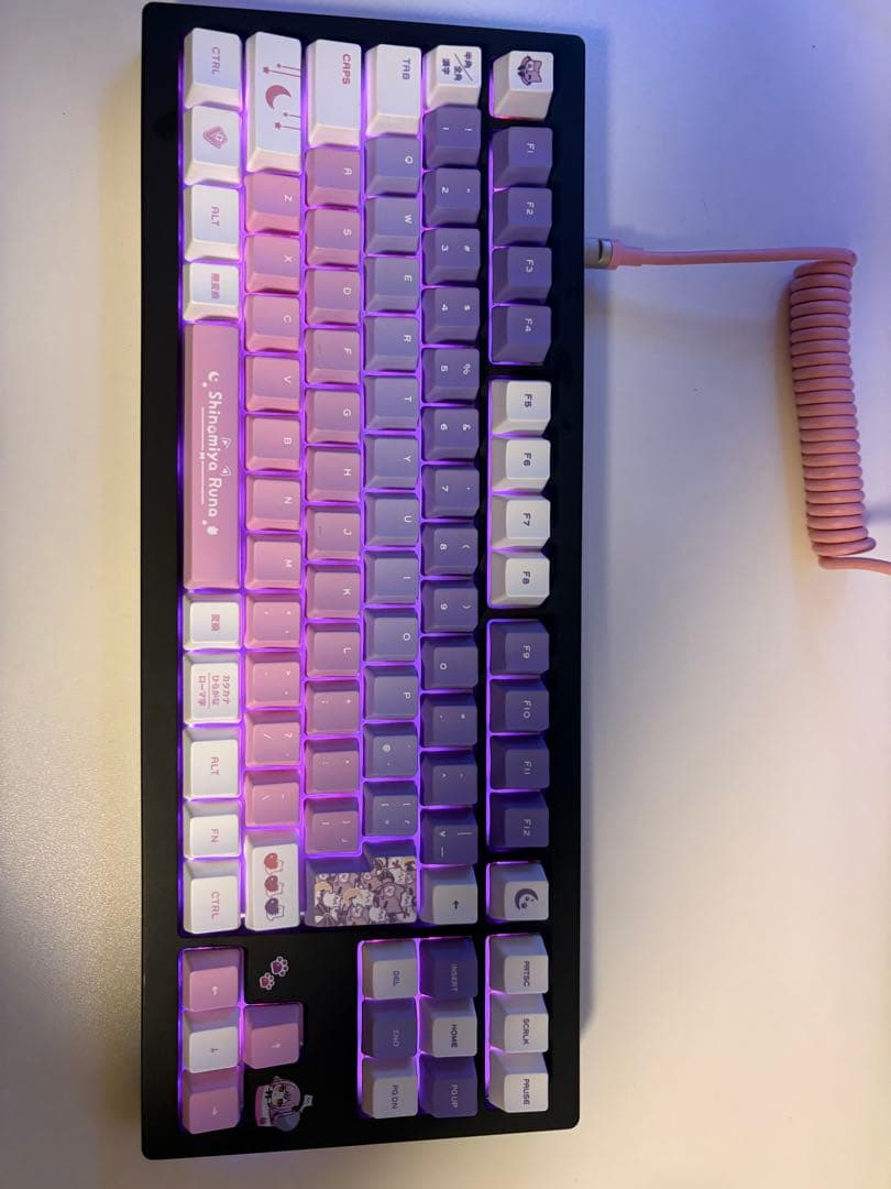 ぶいすぽ　紫宮るな　キーボード